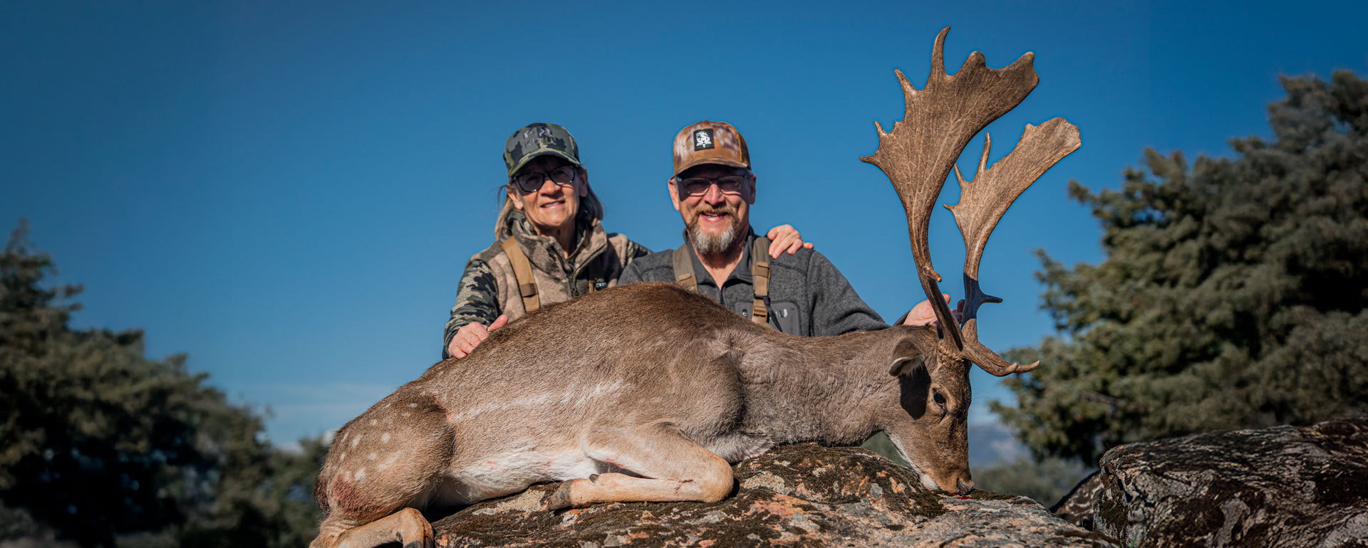 couple hunting trips guided hunts in spain