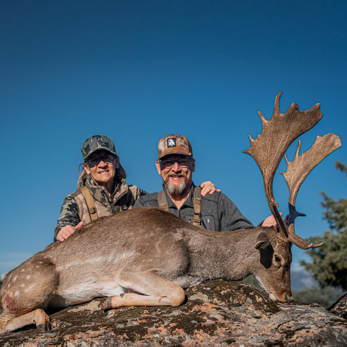 family hunting trip in spain